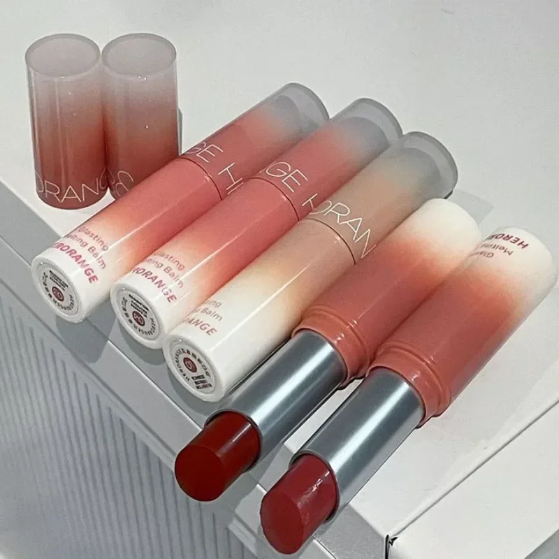 Heallor Mirror Water Jelly Lipstick Makeup Moisturizing Waterproof Clear Sexy Red Solid Lip Gloss Glass Tea Red Lip Glaze Tint C