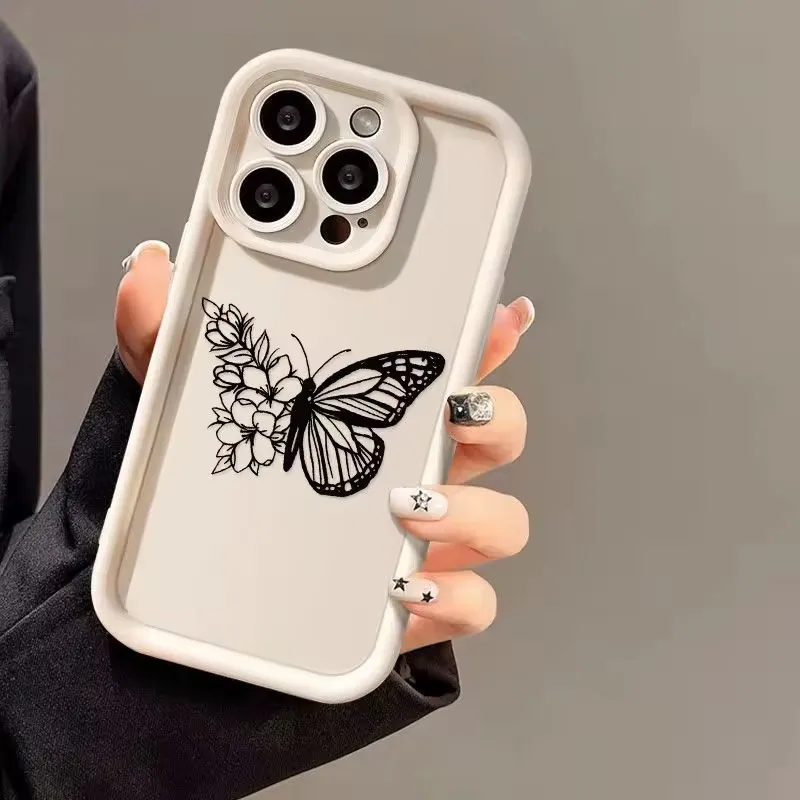 Funda personalizable de silicona suave a prueba de golpes para iPhone 17 Air 16 15 14 13 12 11 Pro Max SE 2020 2022 XS XR Plus 4