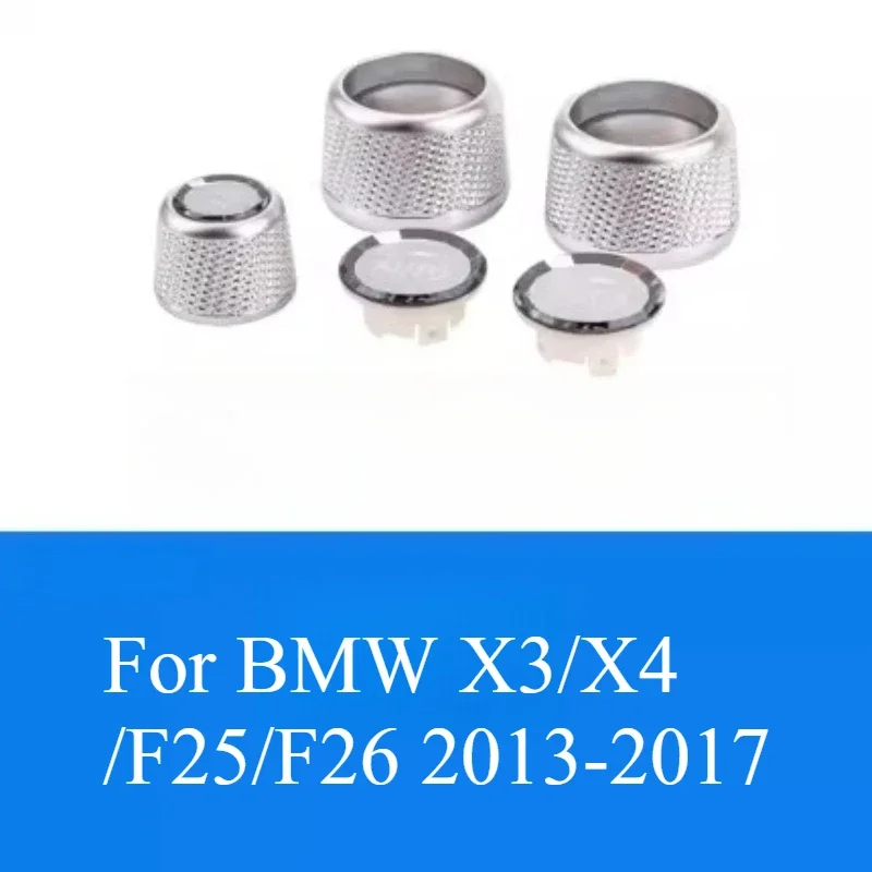 

For BMW X3/X4 2013-2017 Central Control Crystal Air Conditioning Knob Modified Volume Button Automobiles Accessories Body Kits