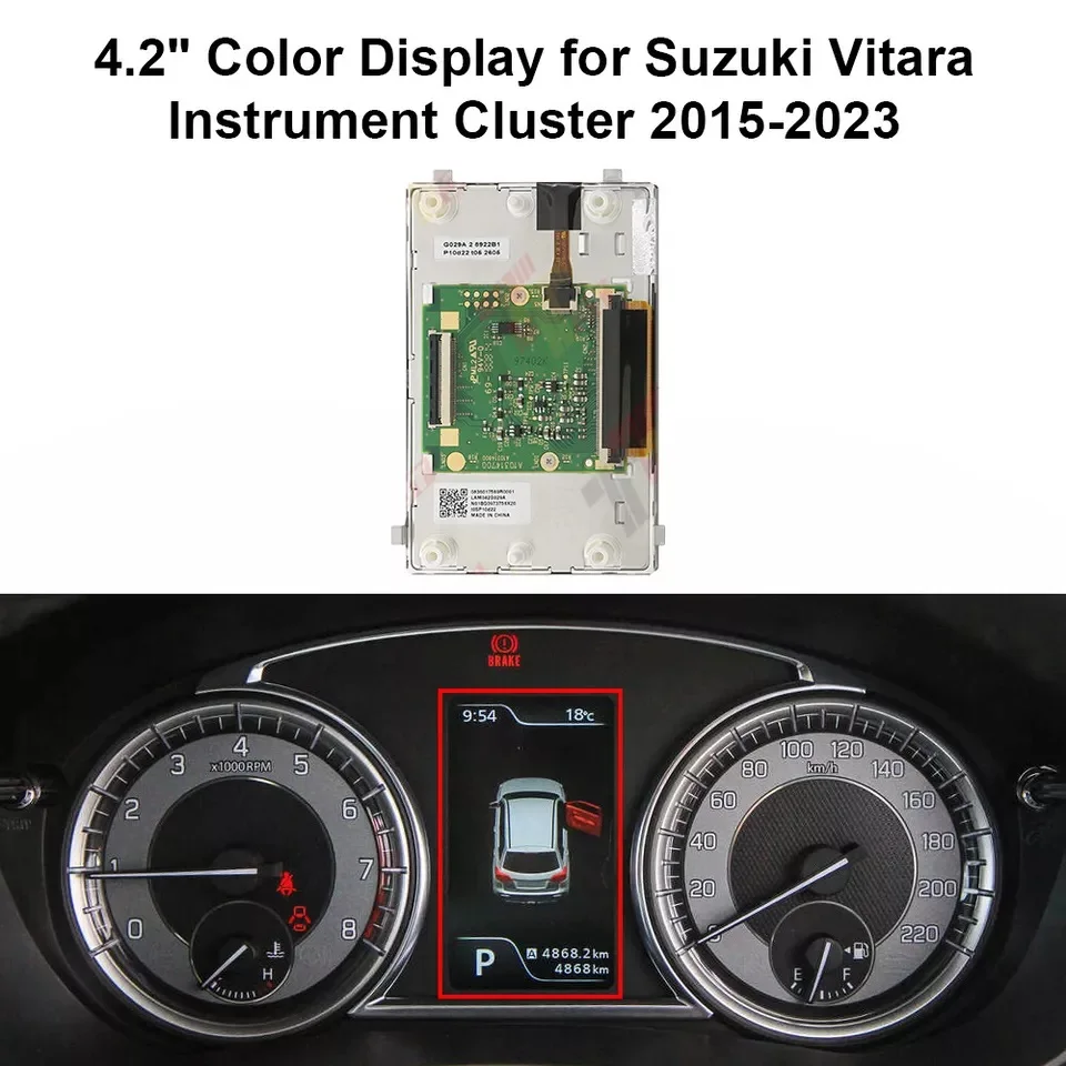 

Dashboard LCD 4.2" Color Display for Suzuki Vitara Instrument Cluster