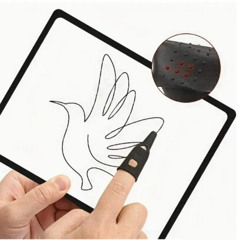 6-1 قطعة غطاء الاصبع اللمس سيليكون أقلام ستايلس حساسية عالية الاصبع حالات شاشة ألعاب الهاتف المحمول الإبهام حامي الحالات