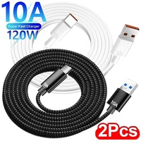 120W 10A Fast Charging Data Cable Line USB Type C 1m/1.5m/2m Anti-break Fast Charge Cable Wire for Samsung Huawei Honor Oneplus