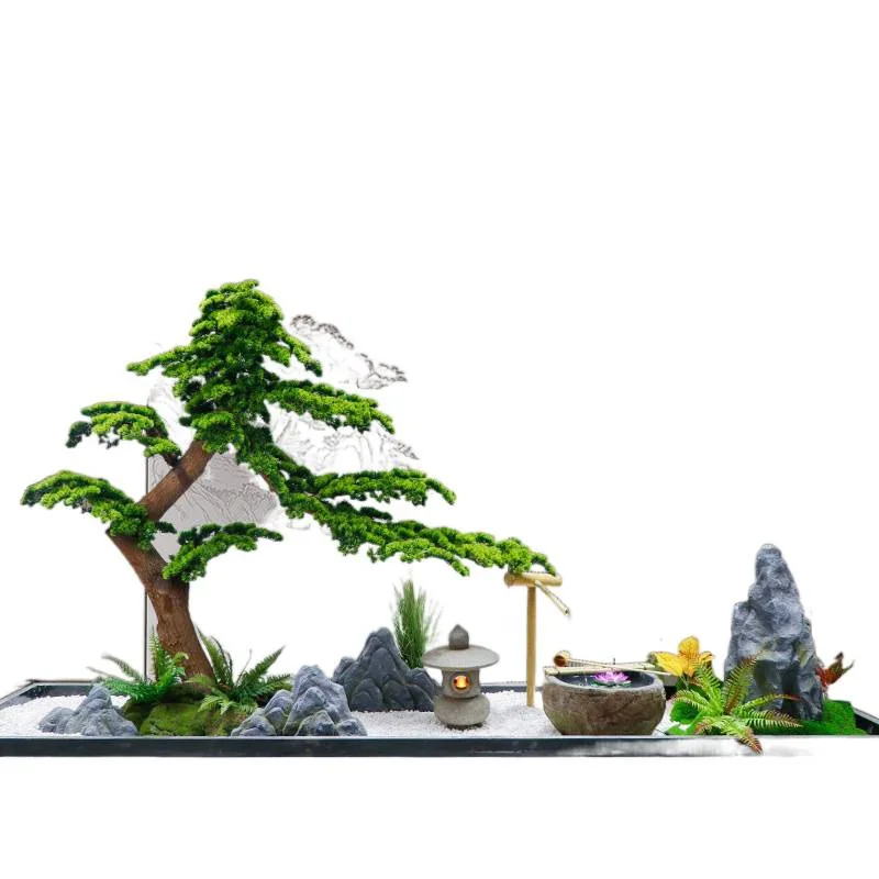 

Simulated welcome pine, shopping malls, hotels, interior decoration bonsai modeling