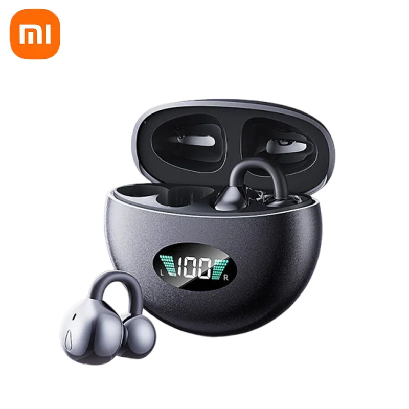 Беспроводные наушники Xiaomi Redmi Q88, гарнитура с костной проводимостью, Bluetooth 5,4, наушники-вкладыши с клипсой, удобные с цифровым дисплеем Беспроводные наушники Xiaomi Redmi Q88, гарнитура с костной проводимостью, Bluetooth 5,4, наушники-вкладыши с клипсой, удобные с цифровым дисплеем