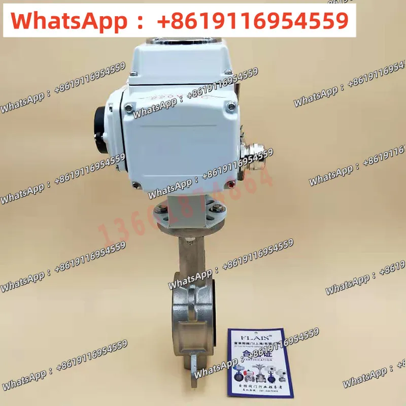 

Electric butterfly valve D971X-16P electric stainless steel clamp electric butterfly valve shut-off valve Fulis FOSD-05