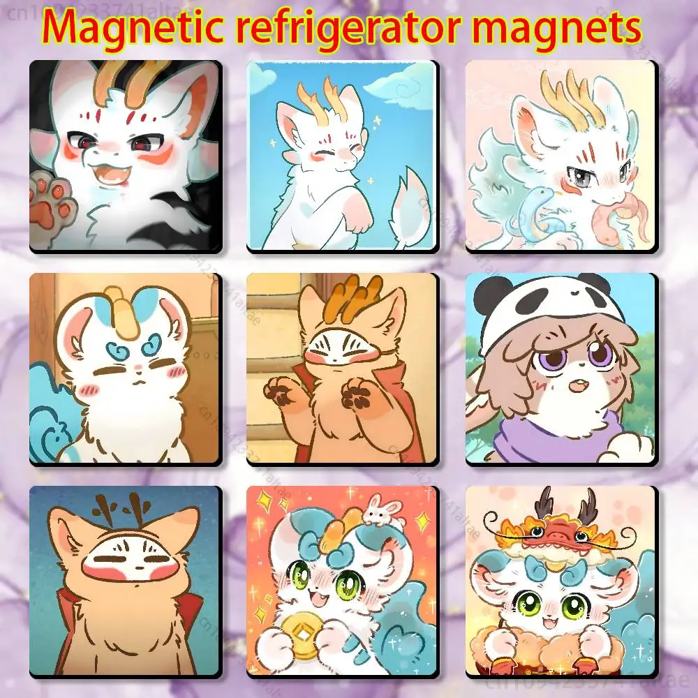 

Fabulous Beasts Fridge Magnet Personalized Magnetic Durable Plastic Square Picture Surface Fridge Magnets