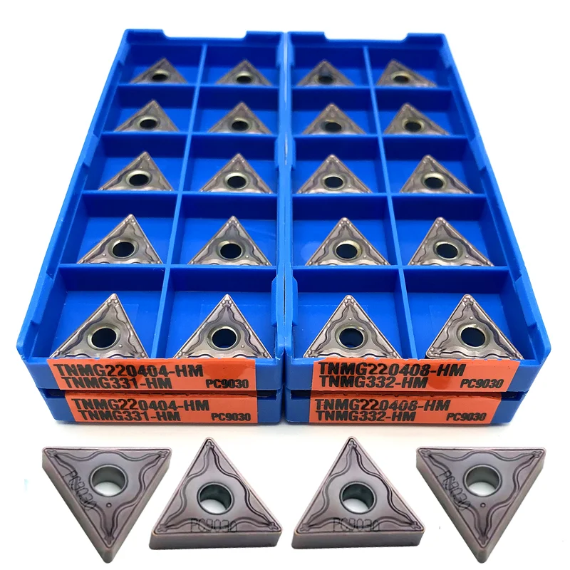 TNMG220404 TNMG220408 HM PC9030/NC3020 Carbide insert External Turning tool high quality Turning insert Cutting steel processing