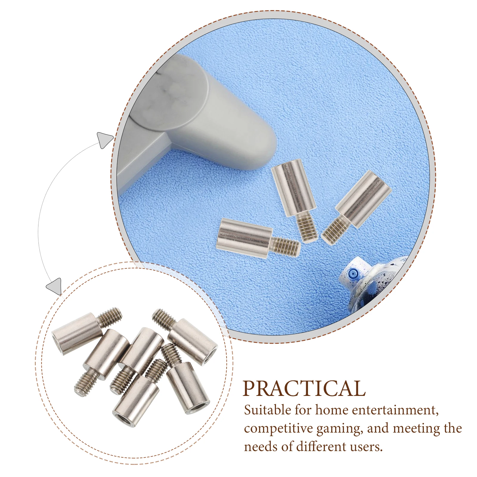 6 stks Joystick Extender 1 5 cm Langer Retro DIY Console Accessoires Materiaal Brede Compatibiliteit