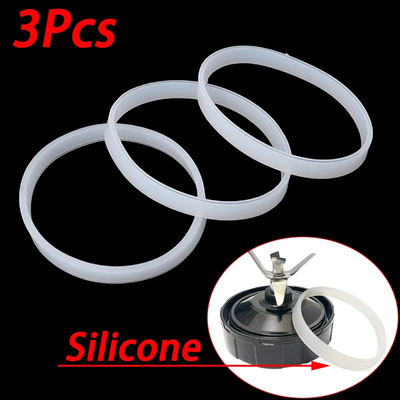 3Pcs For Ninja Blender Juicer 1000W Rubber Gasket Sealing O Ring Blender Gasket Replacement Parts for Nutri Ninja Blender