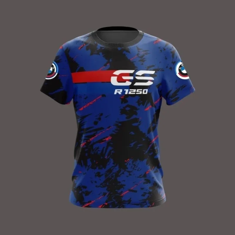 

Летняя мужская летняя футболка с коротким рукавом BMW, модная повседневная спортивная одежда для гонок на мотоциклах, брендовая одежда M Power Car