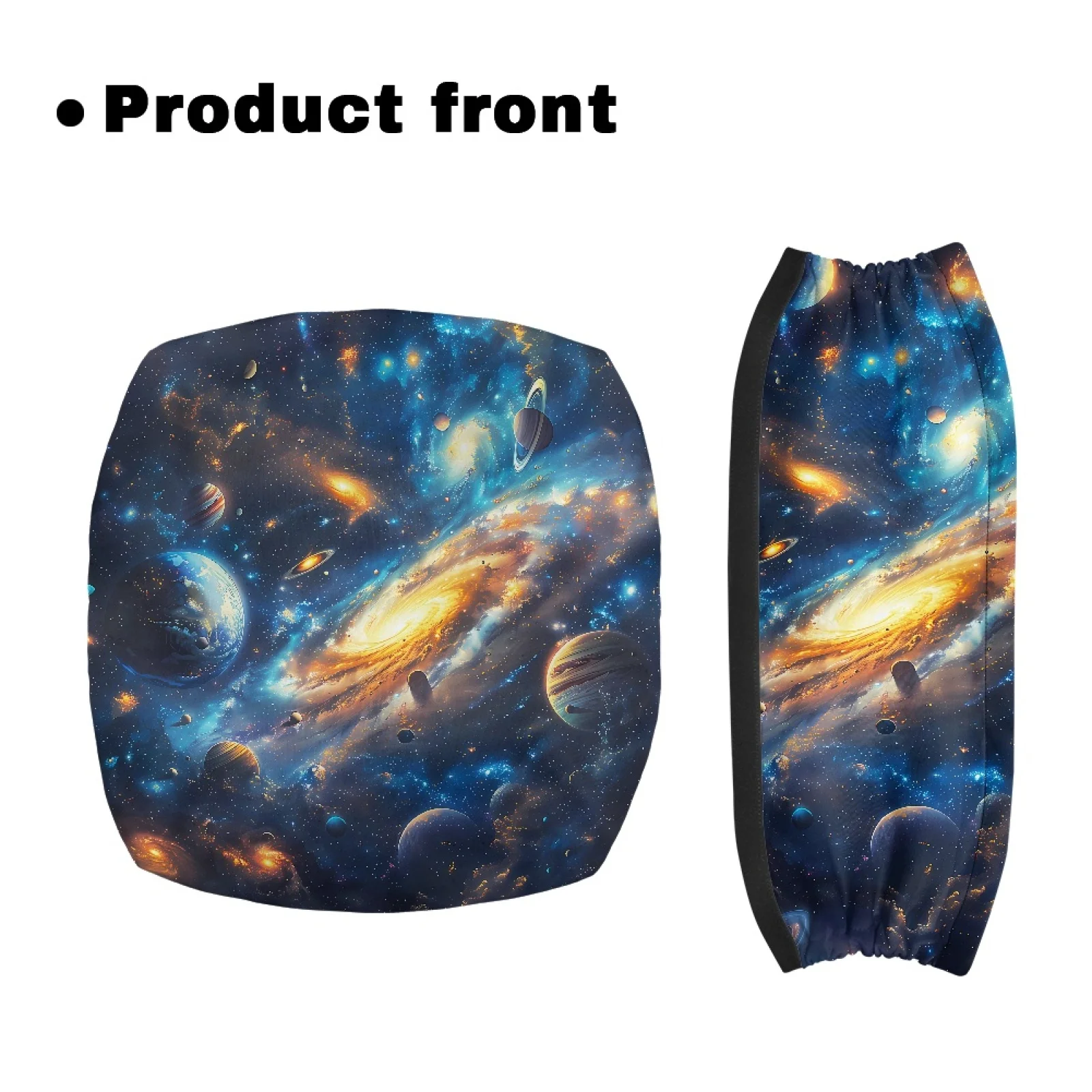 Coloranimal Cosmic Nebula Theme Pack of 2 Rollator Decorations for Senior Ladies Walker Seat Cover New Trend
