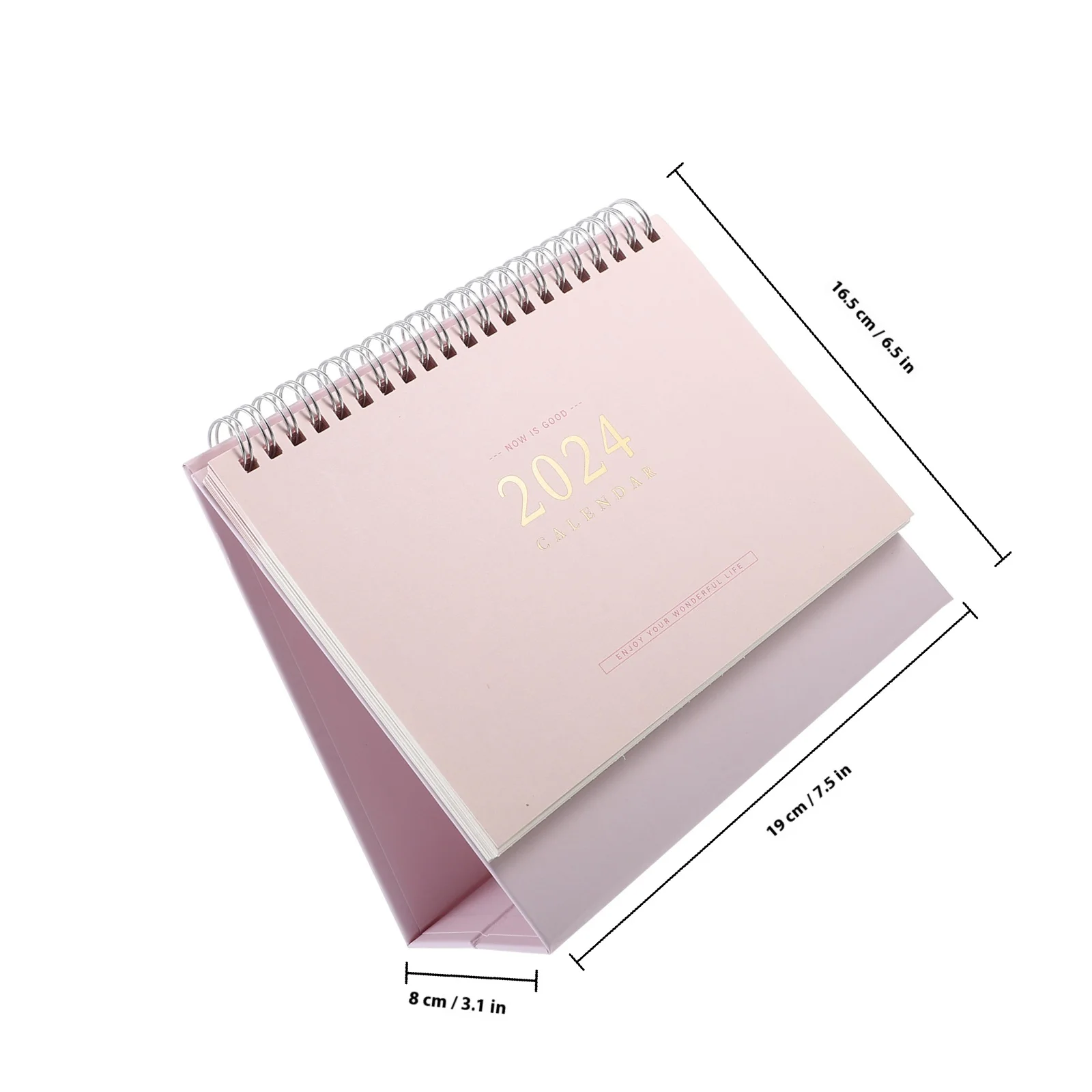 Desk Calendar Mini Table Top Organizer For Office Home Daily Use Bright Simple Design Standing Month Calendar Decorative