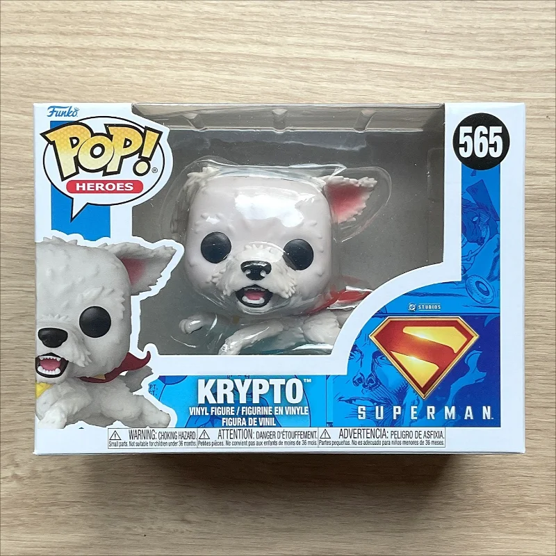 

Funko POP! Original DC Krypto The Superdog #565 Vinyl Figure Collectible Desk Decor Gift for Fans Boys Girls Kids