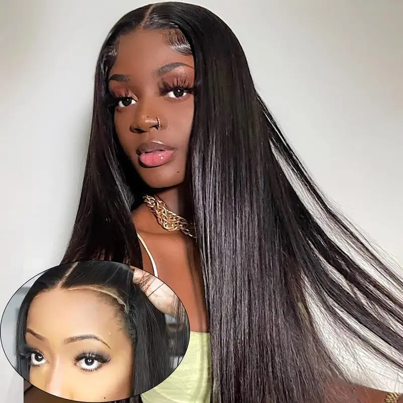 13x4 Bone Straight Lace Frontal Wig 26 28 30 Inch Transparent Lace Frontal Human Hair Wigs Remy Human Hair Wig Lace Frontal Wigs