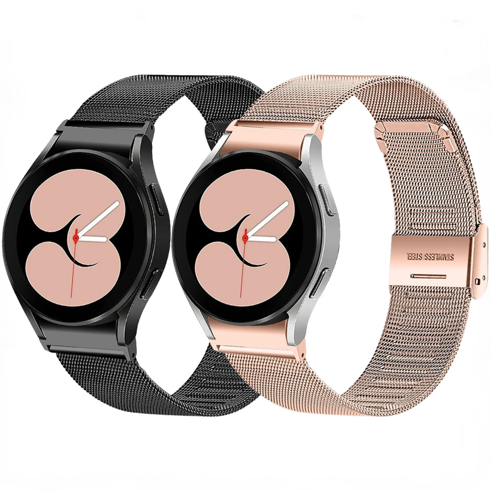 

Milanese Strap for Samsung Galaxy Watch 4/6 Classic 47mm 43mm 46mm 42mm No Gap Bracelet Samsung Watch 6/5/4 44mm 40mm/5 Pro 45mm