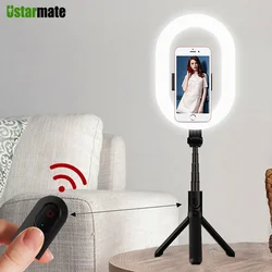 Selfie Ring Light Photography Led Rim Of Lamp With Optional Mobile Holder Mounting Tripod Stand Ringlight For Live Video Stream