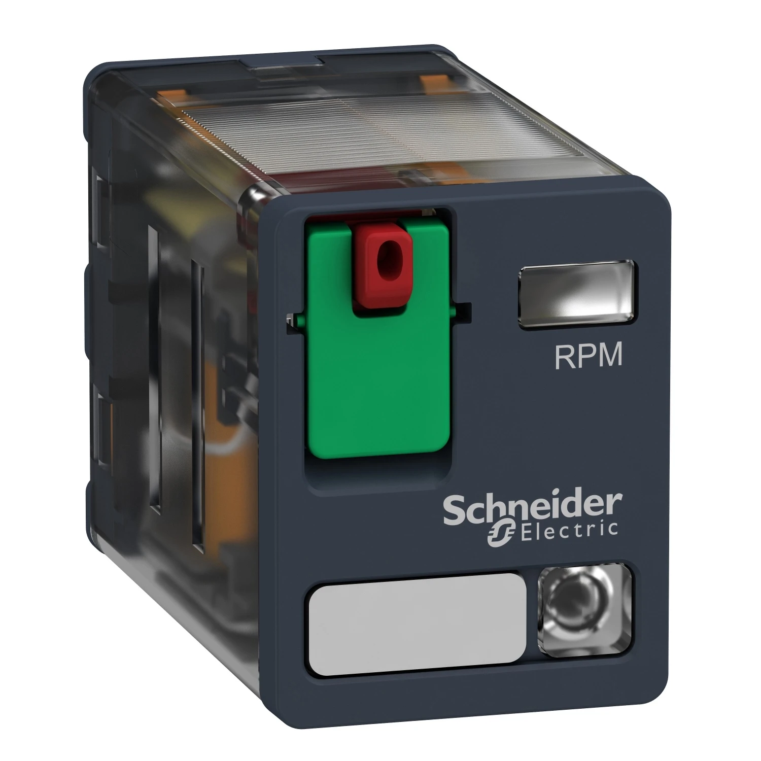 

RPM22P7 Power plug in relay, Harmony, 15A, 2CO, with LED, lockable test button, 230V AC