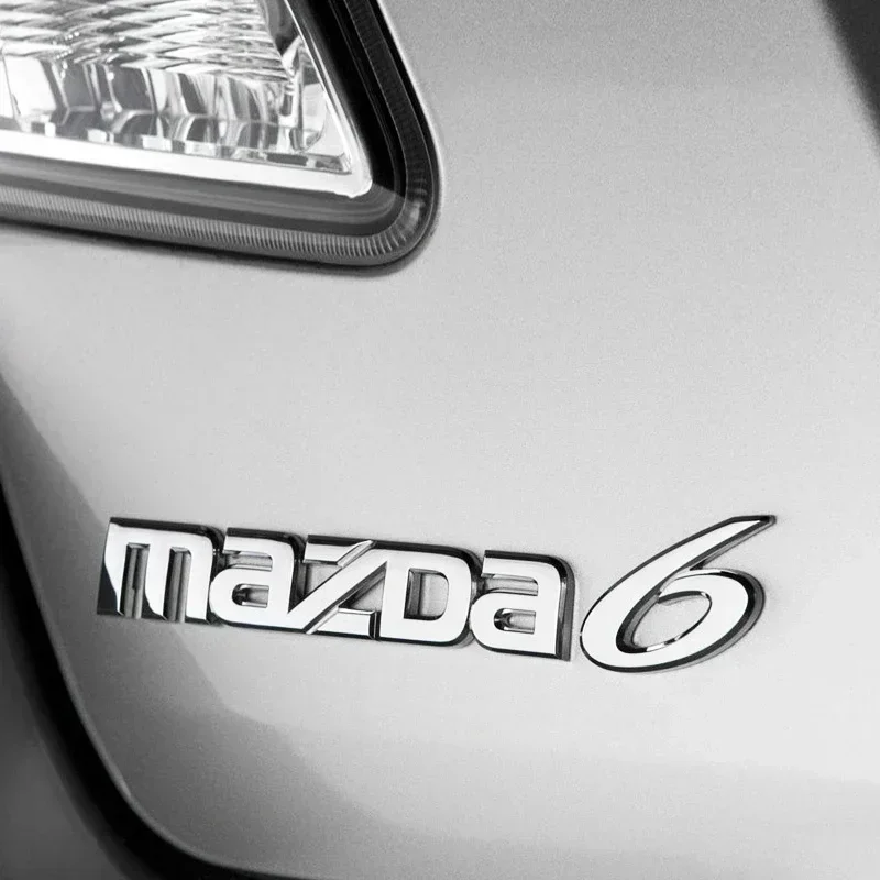 1pcs 3D ABS car logo Letters Trunk Emblem Symbols Badge Sticker for mazda 3 5 6 Atenza Axela CX-4 CX-5 323 M3 M6 Accessories