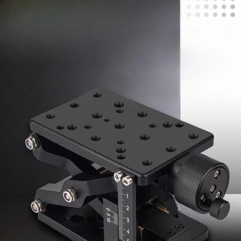 

120/210 Large Stroke Lifting Slide Precision Fine Adjustment Manual Displacement Platform Optical Laboratory Screw