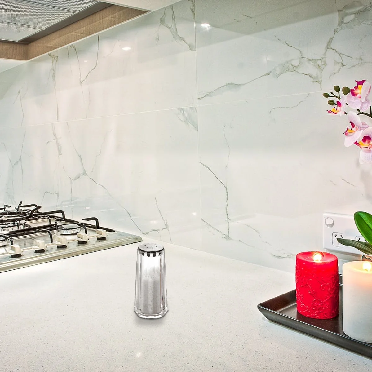 

Clear Acrylic Seasoning Bottle Space Saving Design Home Kitchen Restaurant Use Condiment Storage Jar Pepper Salt Spice Container