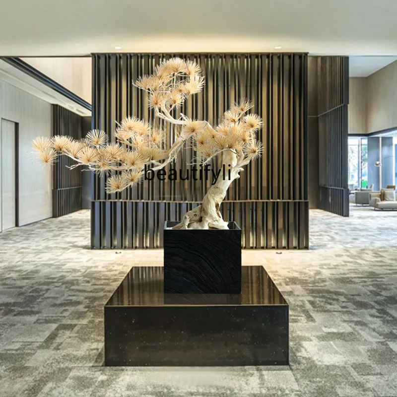 

Simulated Large Welcoming Pine Hotel Lobby Floor Decoration Ornament Craft