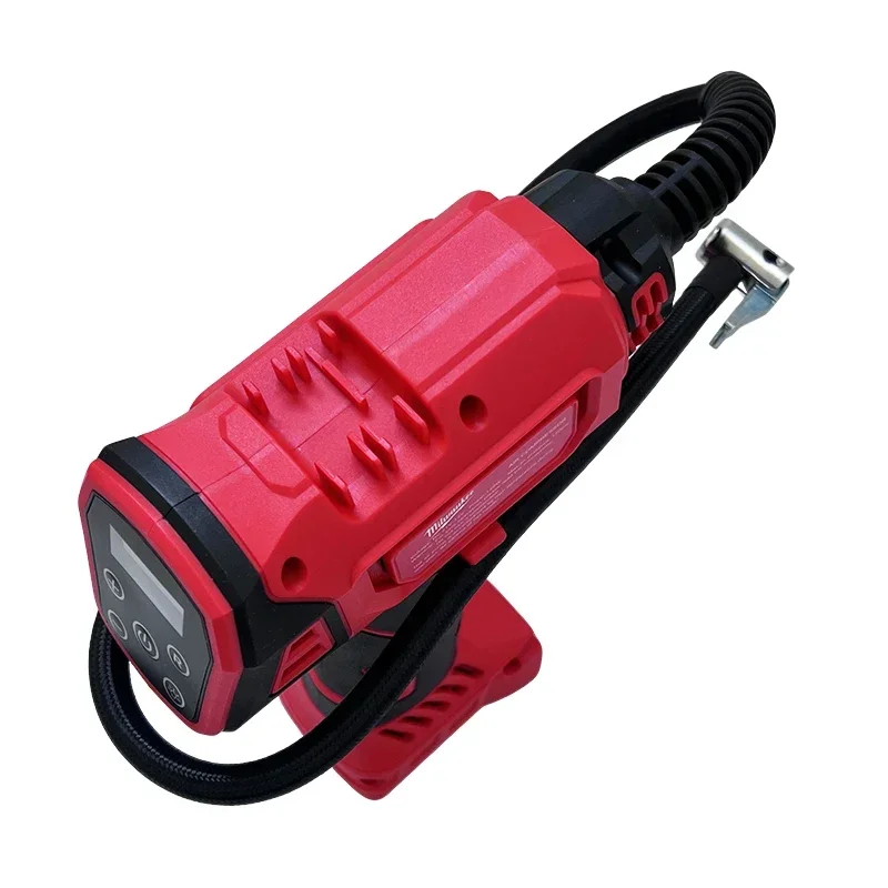 Milwaukee Cordless Portable Electric Air Pump Cordless Car Tire Automatic Inflator Handheld Air Compressor Power Tools For 18V