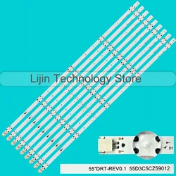 LED Backlight For GRUNDIG 55VLX7000/BP 55VLX7710 55VLX7700 55GUB8852 55GUW8867 55GUB8855 55VLX7810BP ARCELIK 55 DRT ZVB65600-AA