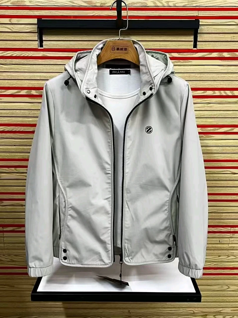 

Men's Spring Autumn New Arrival Hooded Jacket Coat Detachable Casual High Quality Fashionable Versatile Leisure European Goods