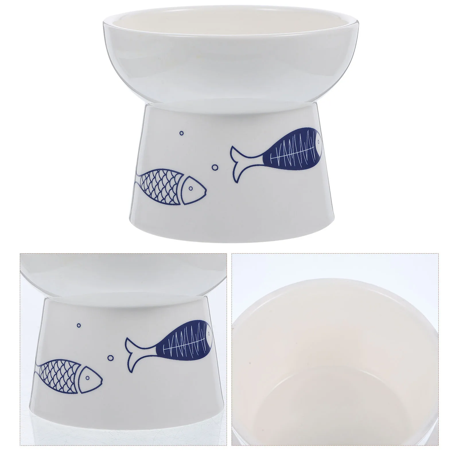 

Long-Lasting Wear-Resistant Ceramic Pet Bowl Comfortable Nonslip Feeding Bowl for Cats Kittens Dogs Dog Accessories