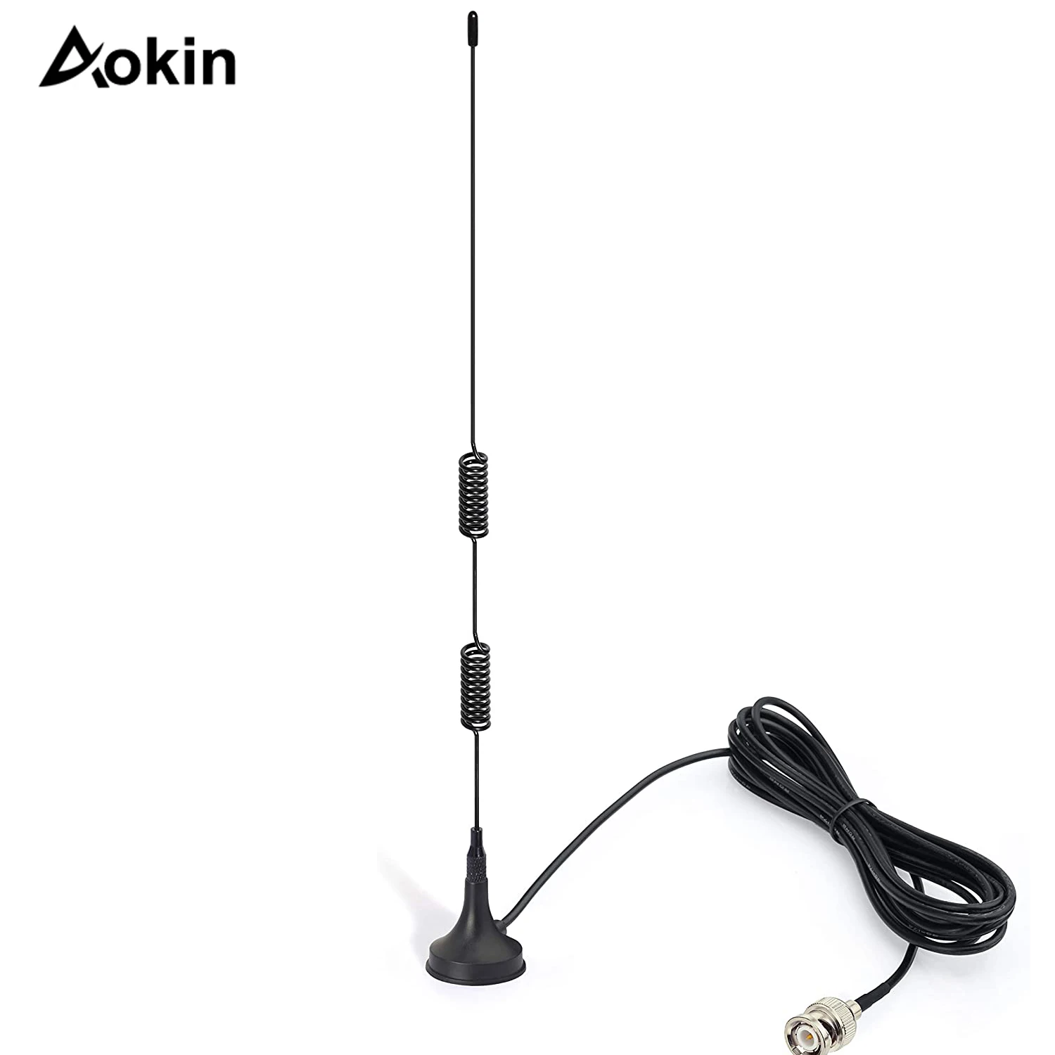 VHF UHF Ham Radio Police Scanner Antenna Amateur Radio Mobile Radio Scanner Antenna Magnetic Base BNC Male Antenna