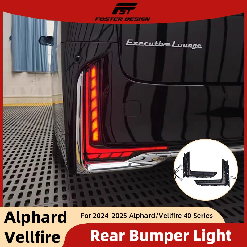 

Car Rear Bumper Lights For Toyota Alphard Vellfire 40 Dragon Scale Style Rear Bumper Lamps Upgrade Accessories