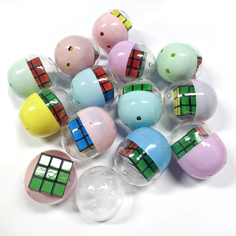 5/10PCS 3CM Macaron Color Magic Cube Surprise Egg Capsule Egg Ball Model Toy  Funny Relaxing Mixed Toys For Children