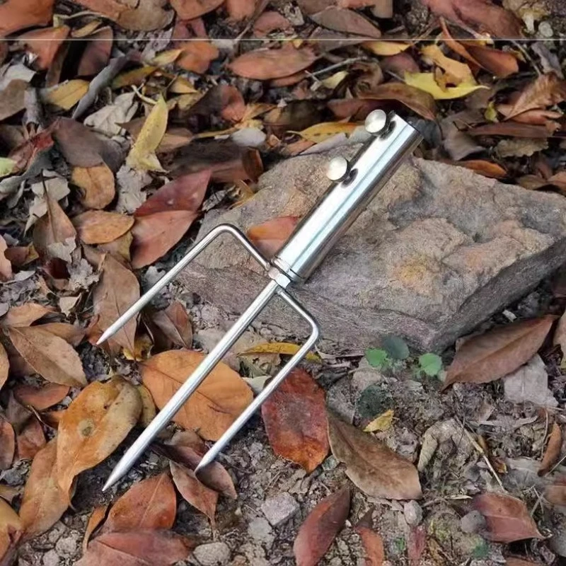 Heavy Duty Stainless Steel Tripod Umbrella Anchor Anti-rust Fishing Umbrella Ground Insert Outdoor Sand Fixed Base Stand