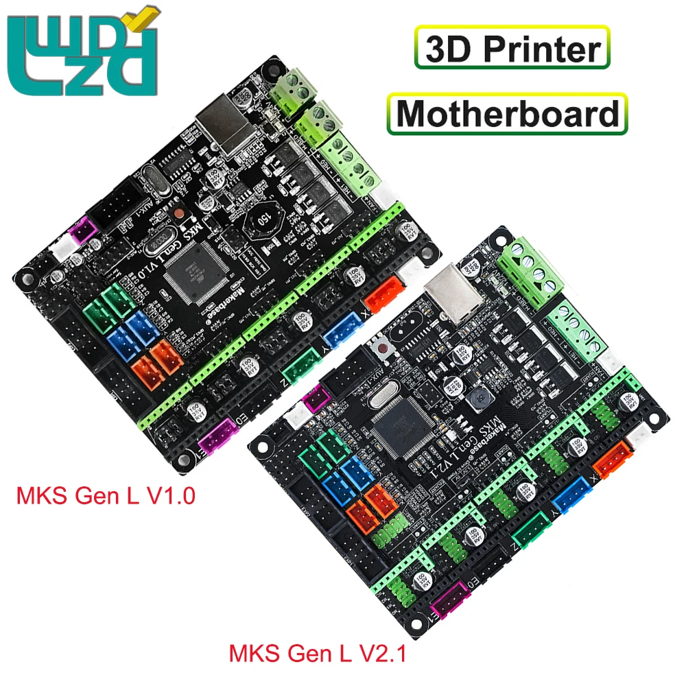 

3D Printer Control Board Makerbase MKS Gen_L V2.1 Motherboard Support TMC2209 TMC2208 Uart Mode MKS Gen L V1.0 Mainboard