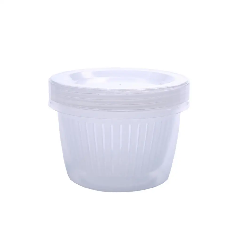 Onion Fruit Food Drain Storage Box Container Home Kitchen Double-layer Sealed Storage Bottles Jar Box