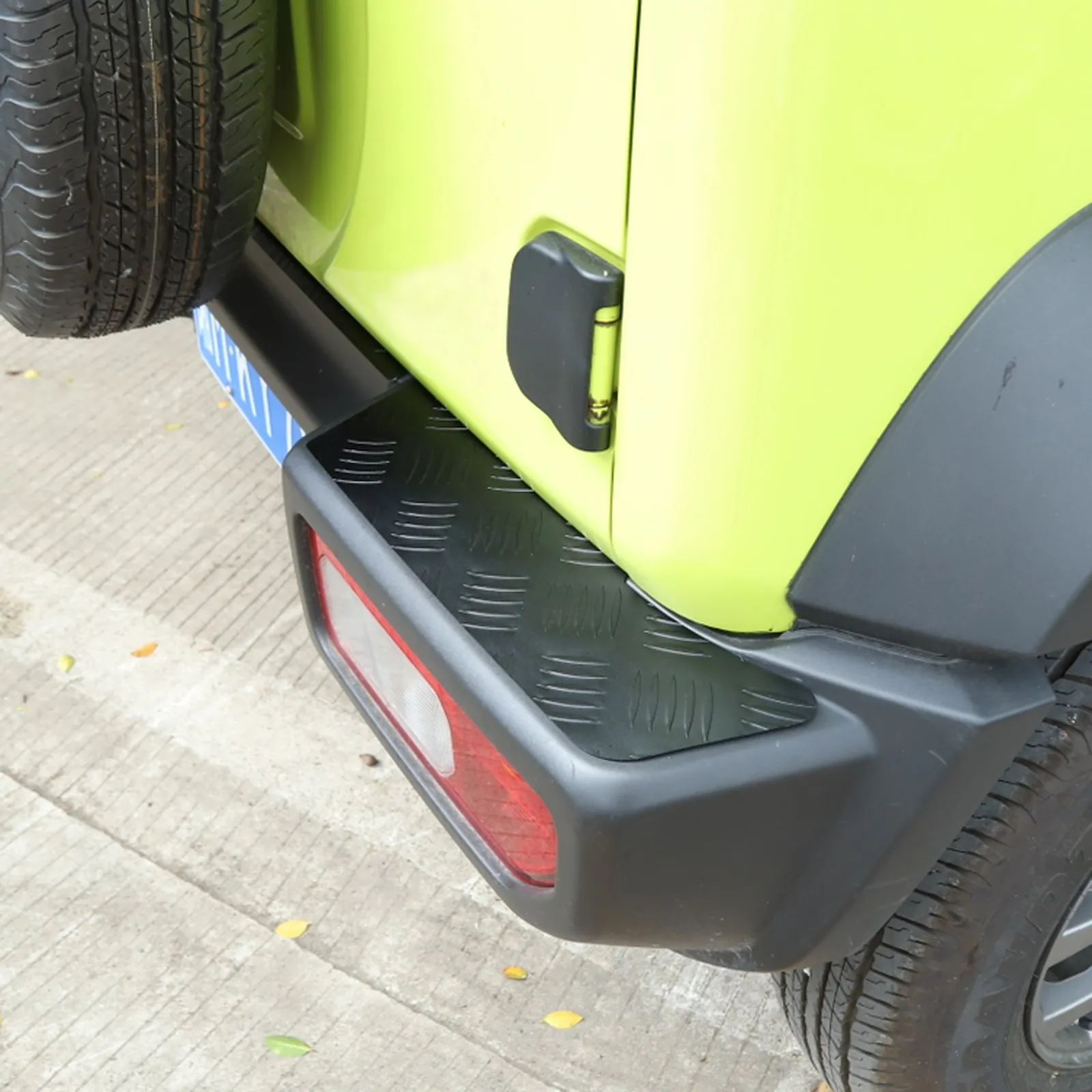 Artudatech Black Alloy Rear Bumper Protector Guard Panel Trim For Suzuki Jimny 2019 2020 2021 2022 2023