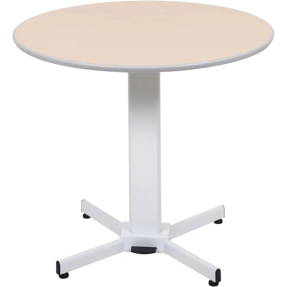 

Adjustable Round Pedestal Table, Pneumatic, White, Medium Size