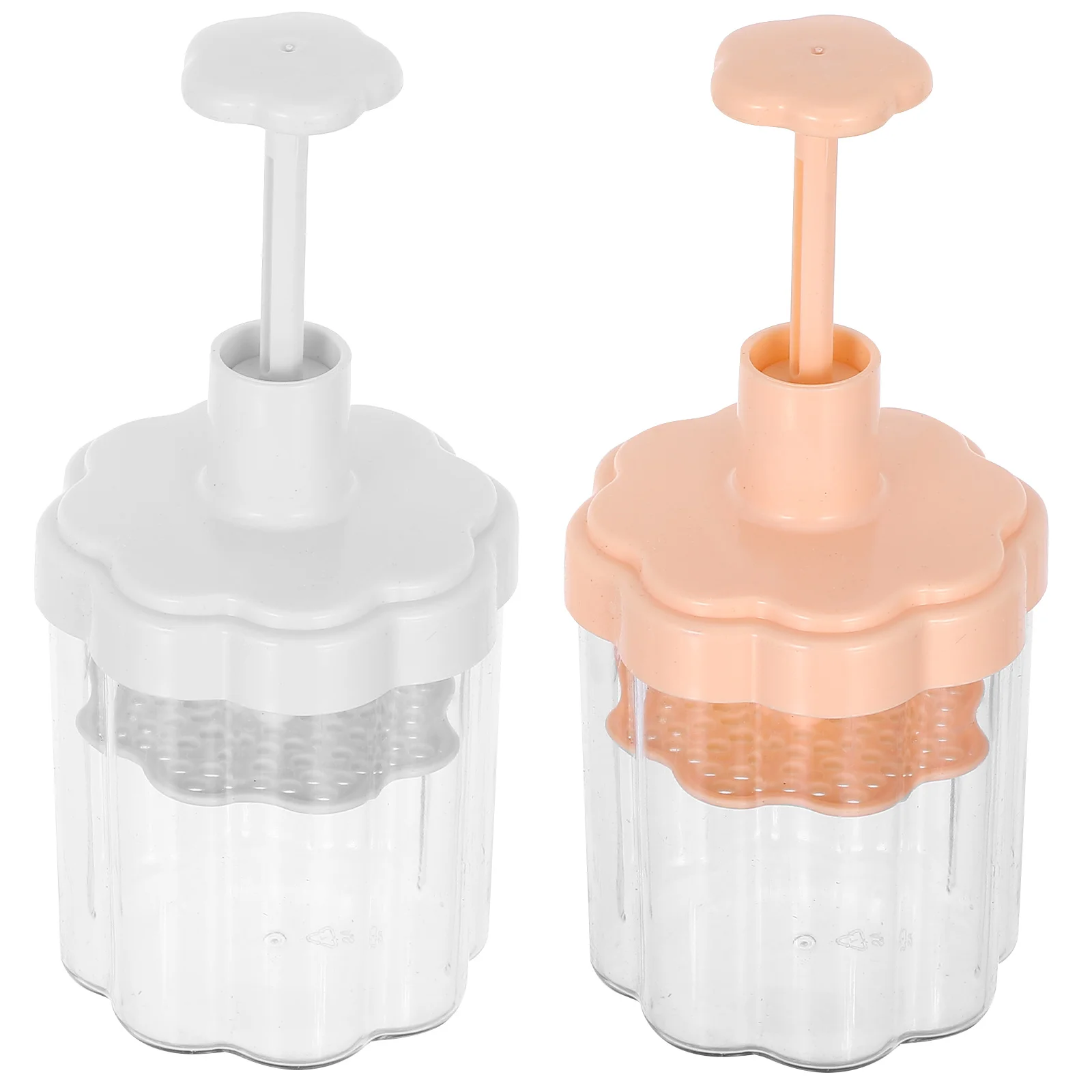 

2pcs Foaming Bubbler for Shampoo Bodywash Cleanser with Rich Foam Even Distribution Plastic Bottle Multifunctional Tool