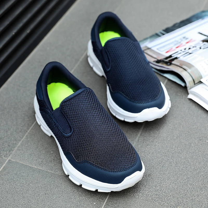 YISHEN Casual Shoes Men\'s Sneakers Breathable Running Shoes Unisex Comfortable Classic Slip On Couple Sneakers Tenis Masculino