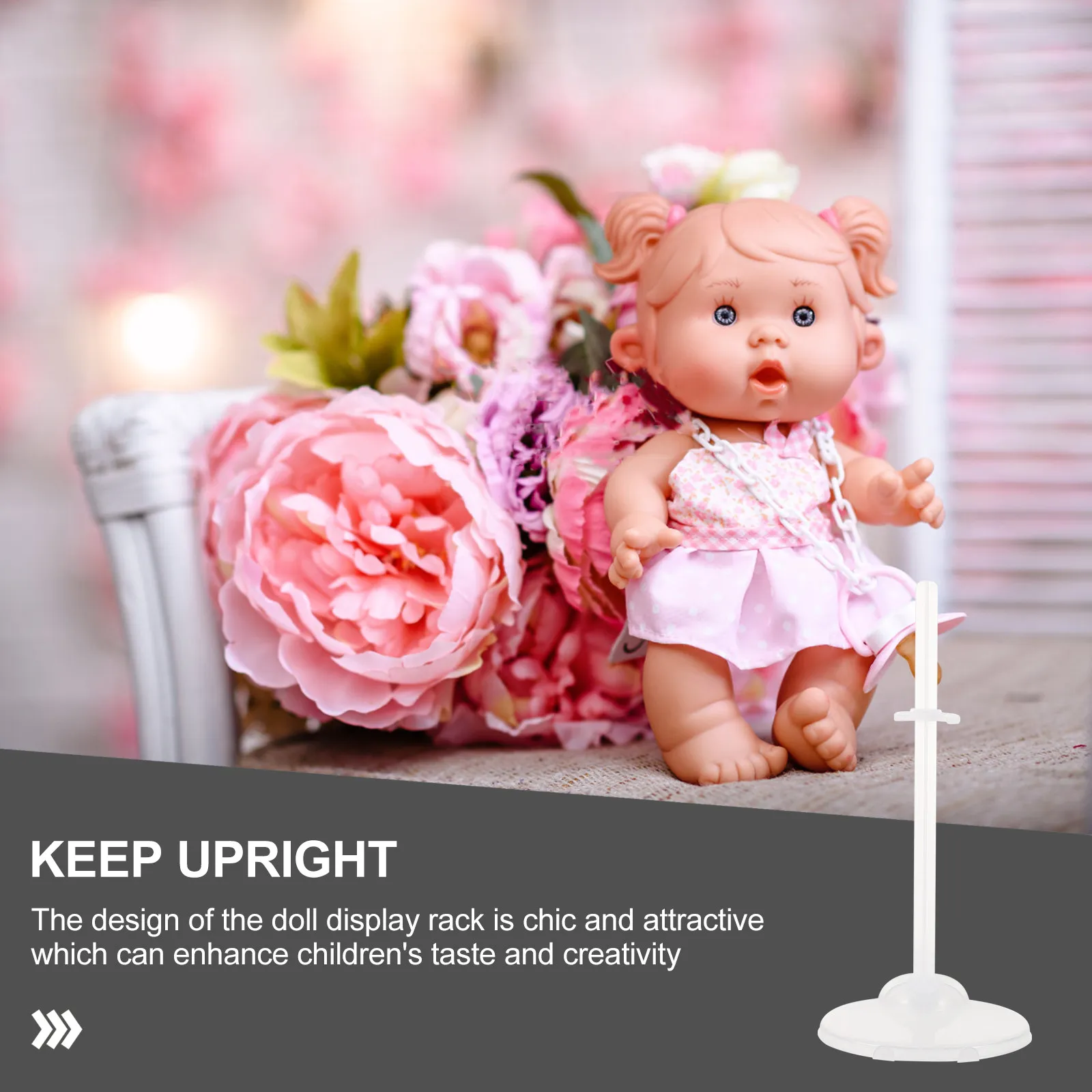 

20Pcs Display Stand Brackets Wide Base Stable Figure Holders Creative Rack for Kids Room Organizer Display