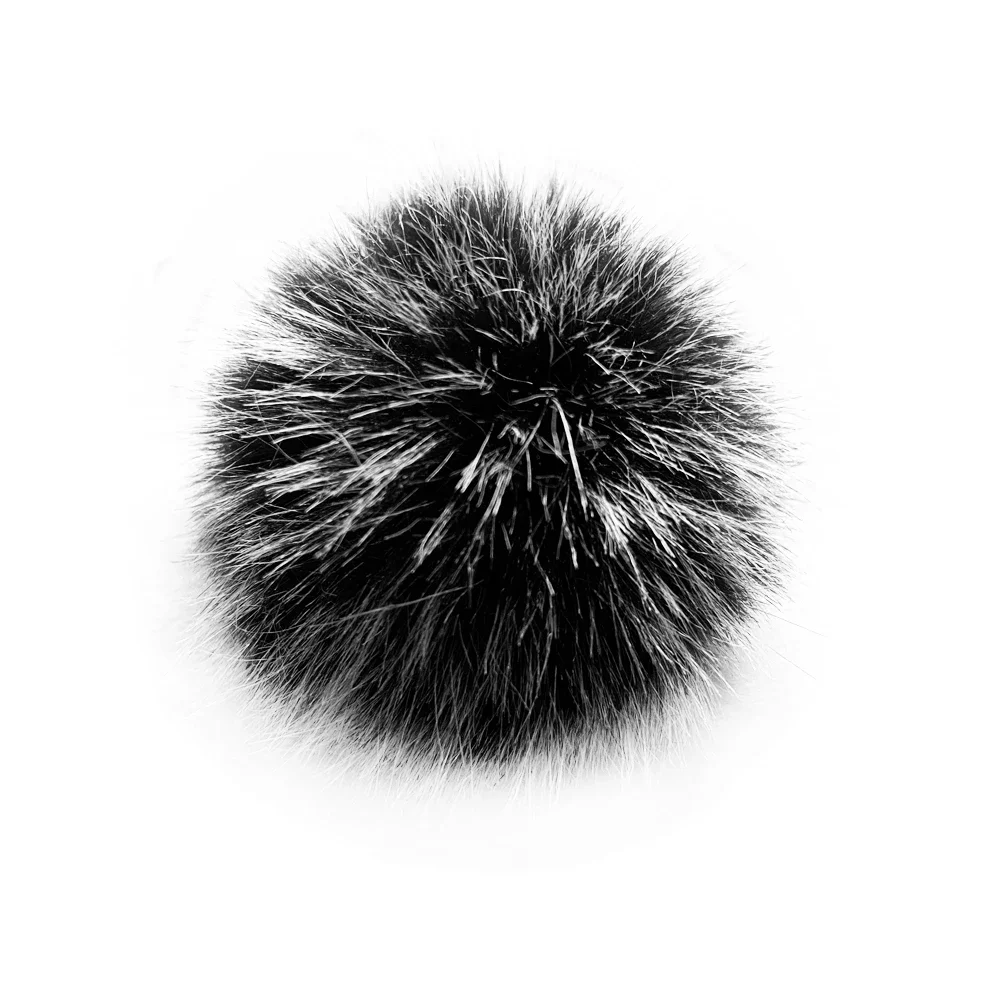 Para Rode inalámbrico GO entrevista de voz pluma de grabación cubierta de viento al aire libre escudo peludo gato muerto parabrisas esponja Accesorios