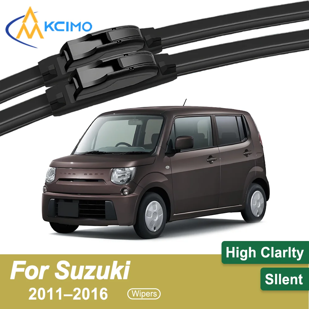 

Premium 2-Pack Windshield Wipers Compatible For Suzuki MR Wagon MF33S 2011–2016 All-Weather Durability for Safe Driving