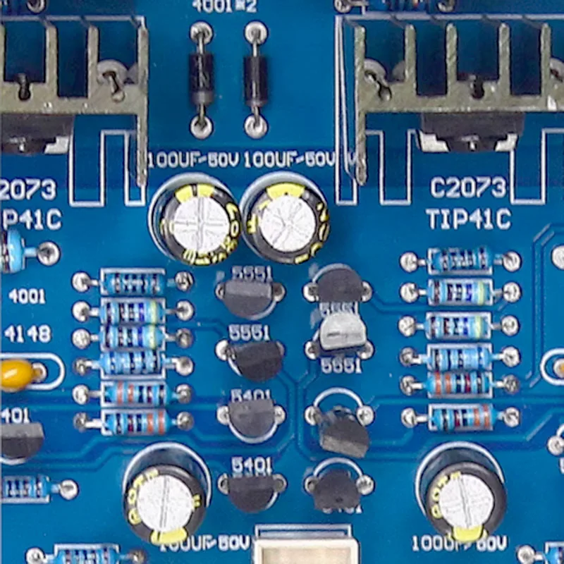 Hifi High-power 2.0 Rear Stage Amplifier Board for DIY Home Sound Audio Dual Channel Post AMP Direct Coupled Finished Moudle
