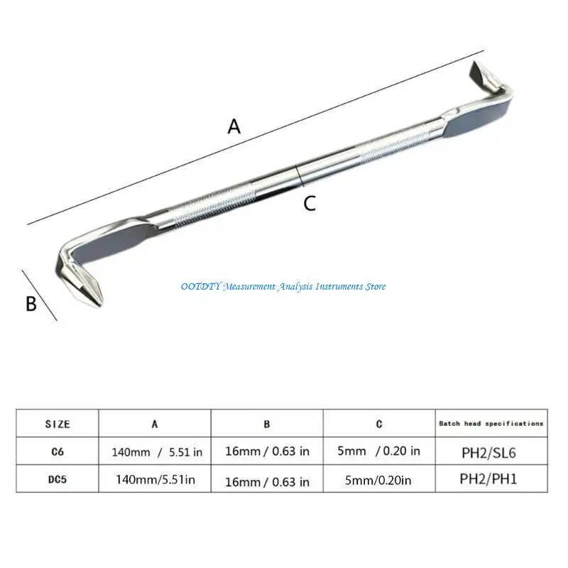 367D Ergonomic Design Z Type Elbow Screwdriver 90 Degree Angled Screwdriver