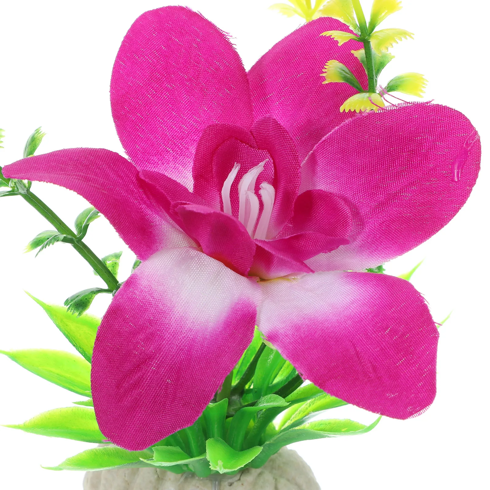 

4pcs Orchid Artificial Flower Adornments Sushi Plate Decors Fake Flower Decorations For Wedding Event Dish Decor Lightweight
