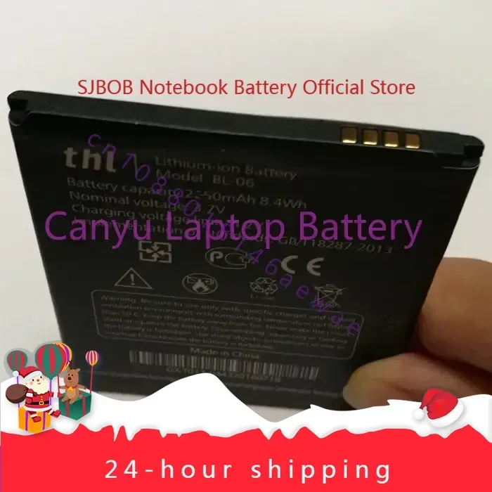 High-quality products BL-06 T6S  Mobile Phone Battery BL06 BL 06 For THL T6 Pro T6C Replacement Batteries High Capacity 2250mAh