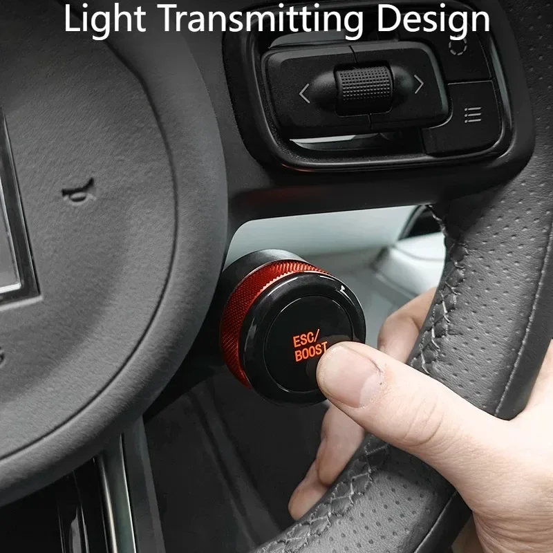 Bracket Precise Fit Interior Mod Parts For ZEEKR 001/7X/009/8X 2024-2026 Metal Light Transmitting Shortcut Button Smart Sticker