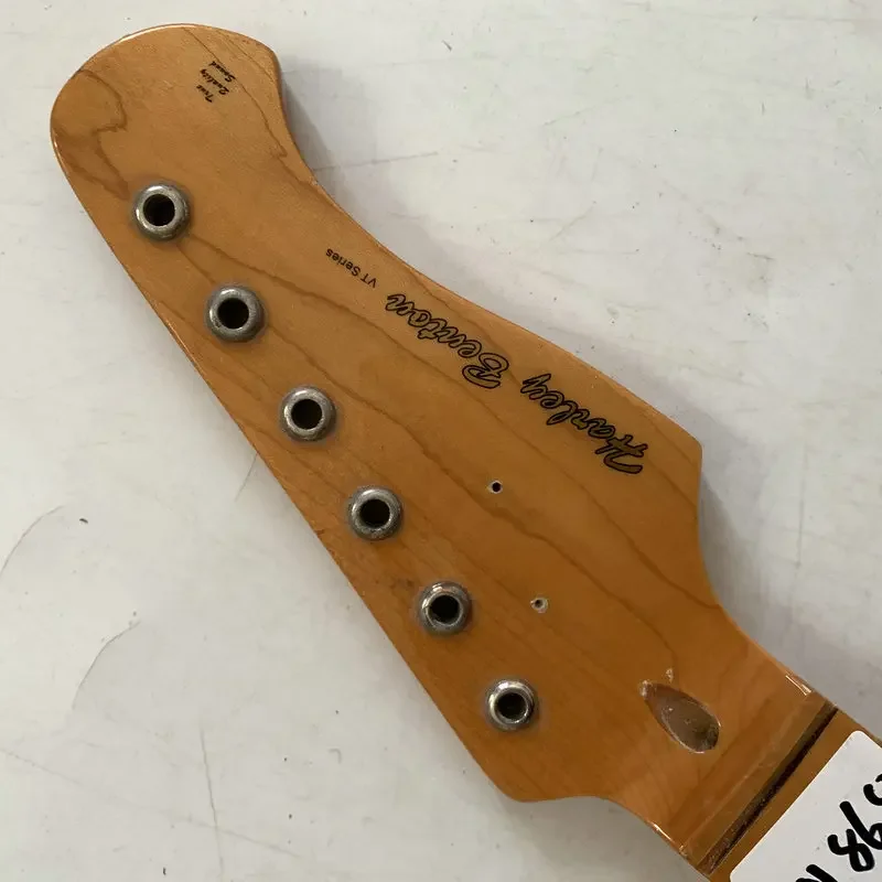 En868 original harleybenton vt série st guitarra elétrica pescoço madeira de bordo para peças de guitarra diy sem trastes com danos