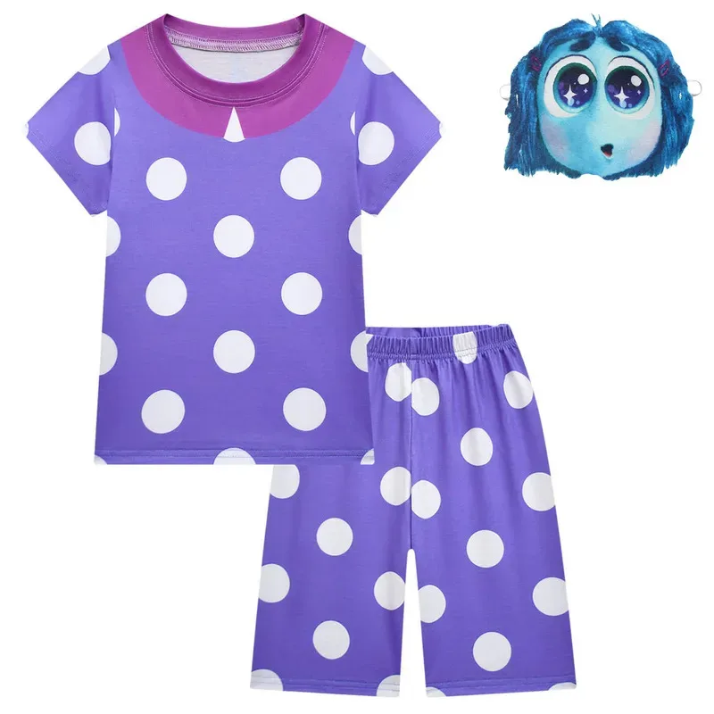 الفتيات تأثيري داخل خارج 2 ENVY ملابس مطبوعة مجموعة الاطفال الصيف موضة قصيرة الأكمام تي شيرت + السراويل 2 قطعة دعوى ملابس أطفال