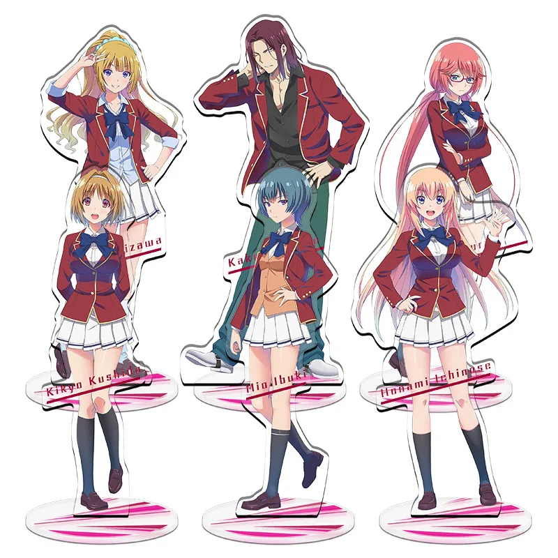 Welcome To The Meritocracy Classroom Anime Stand Ayanokouji Kiyotaka Peripherals Cute Gifts Figure Horikita Suzune Ornaments